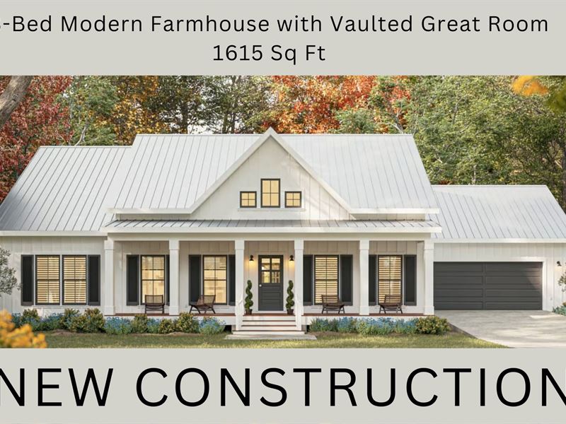 New Construction on 5 Acres Near Ch : Trenton : Dade County : Georgia