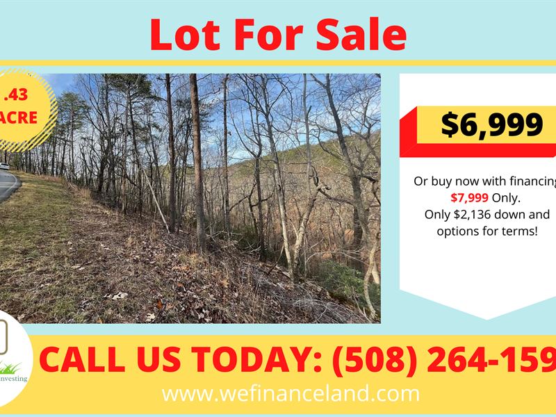 Lot in Prestigious Lake Arrowhead : Waleska : Cherokee County : Georgia