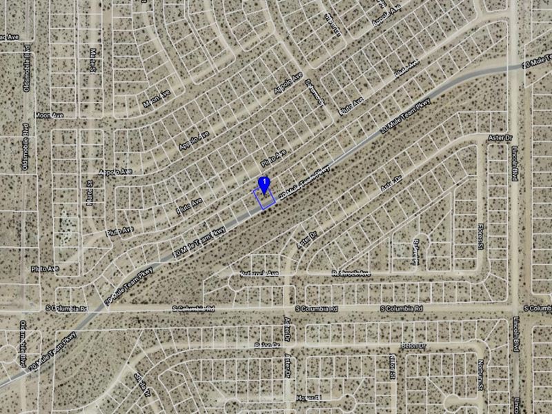 .21 Acre Residential Lot in CA : California City : Kern County : California
