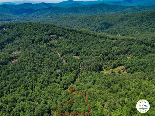 4.77 Luxury Lot in Gated Mountain : Horse Shoe : Henderson County : North Carolina