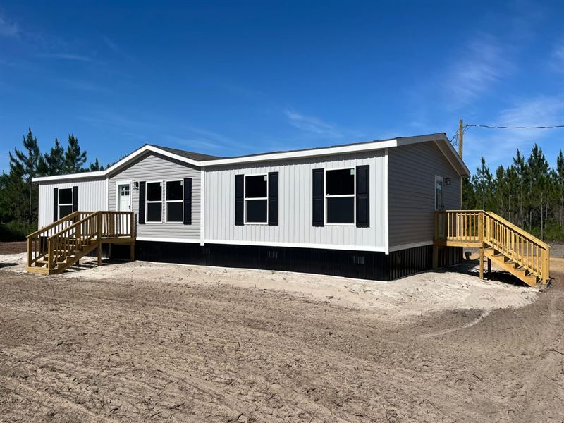 Brand New Mobile Home on 4 Acres : Waycross : Ware County : Georgia