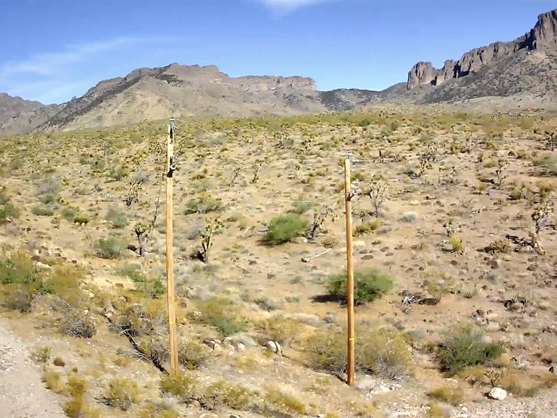 2 Acres, Power and Bordering Blm : Dolan Springs : Mohave County : Arizona