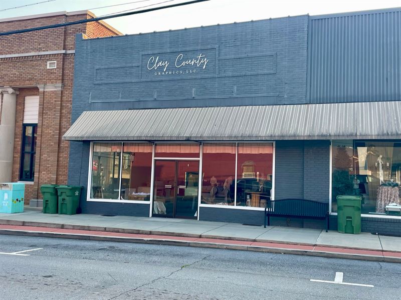 Commercial Storefront Downtown Line : Lineville : Clay County : Alabama