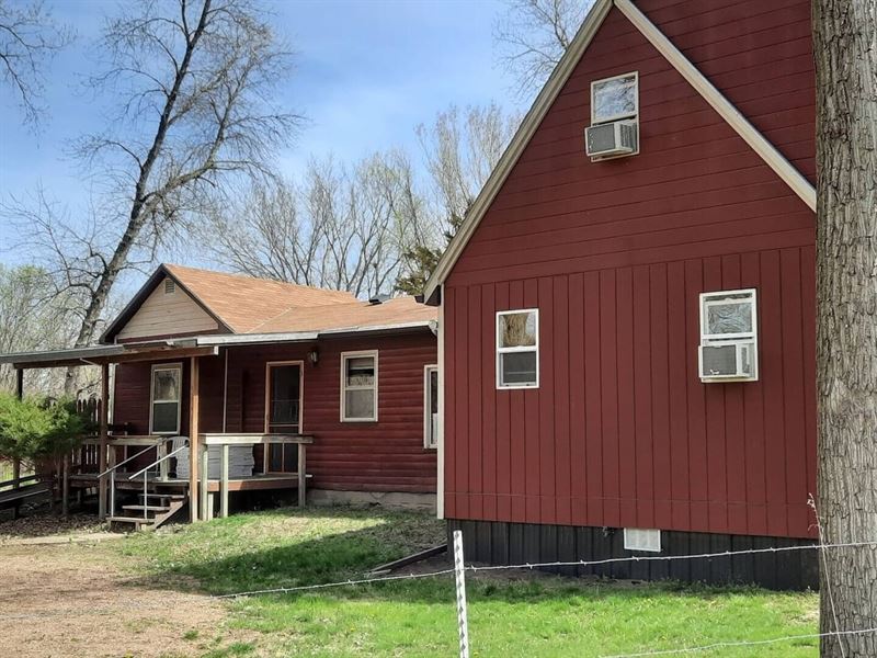 Creek Frontage Cabin for Sale, 881 : Verdigre : Knox County : Nebraska