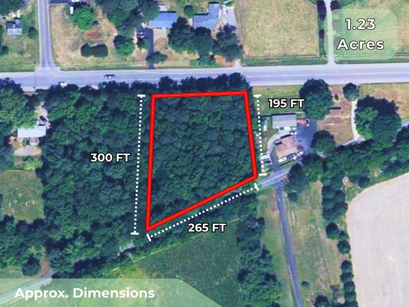 1.23 Acres in Hollywood, No HOA : Hollywood : Saint Mary's County : Maryland