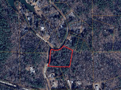 3 Acres Near Lake Martin : Jacksons Gap : Tallapoosa County : Alabama