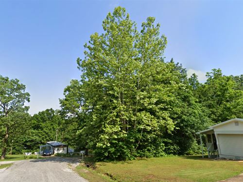 Empty Lot in a Quaint Neighborhood : Horseshoe Bend : Izard County : Arkansas