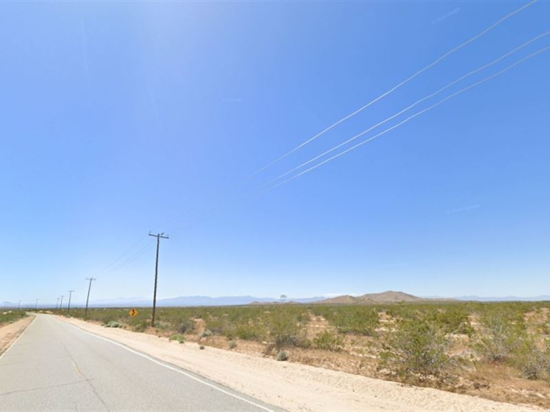 Nice Lot on Paved Road in CA : California City : Kern County : California