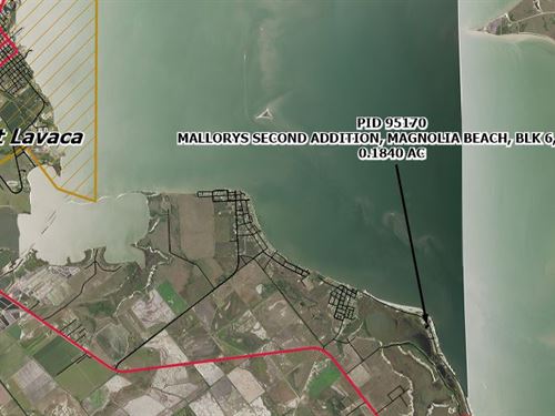 Oceanview Lot in Magnolia Beach : Magnolia Beach : Calhoun County : Texas
