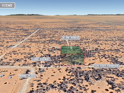 .5 Acre in El Paso, $250 a Month : El Paso : Texas