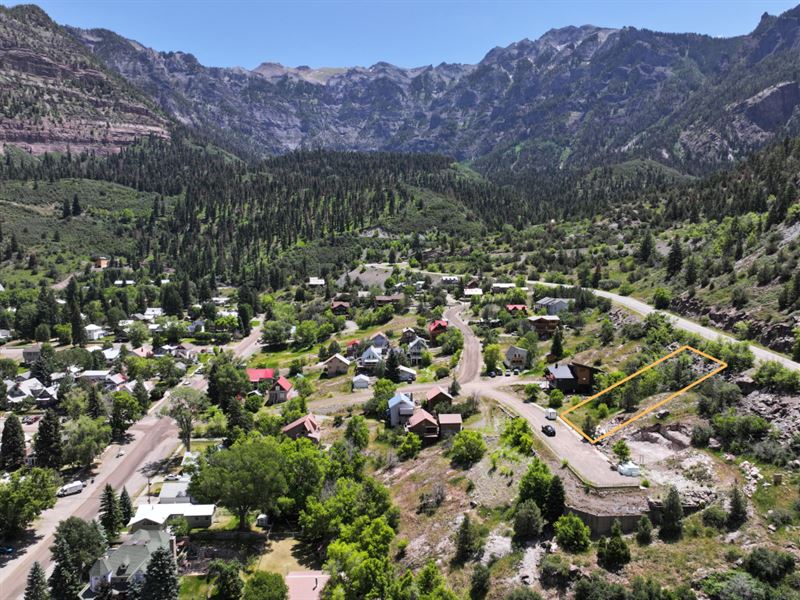 Prime Mountainside Residential Lot : Ouray : Ouray County : Colorado