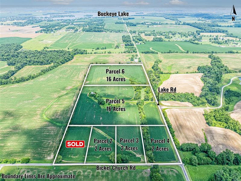 Bickel Church Rd, 2 Acres : Millersport : Fairfield County : Ohio