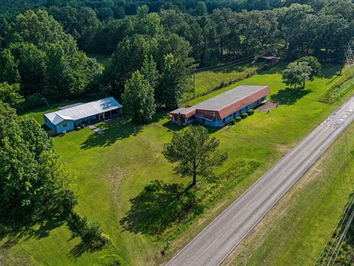 House, Restaurant, Barber Shop : Prairie : Clay County : Mississippi