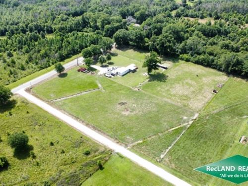 6.5 Ac, Pasture with Mobile Home : Dunn : Richland Parish : Louisiana