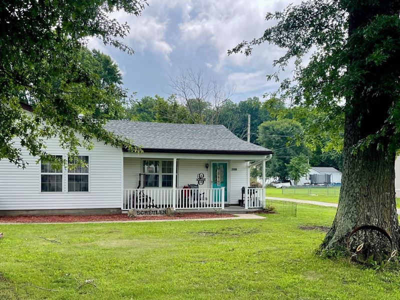 Charming Starter Home in The Heart : Chamois : Osage County : Missouri