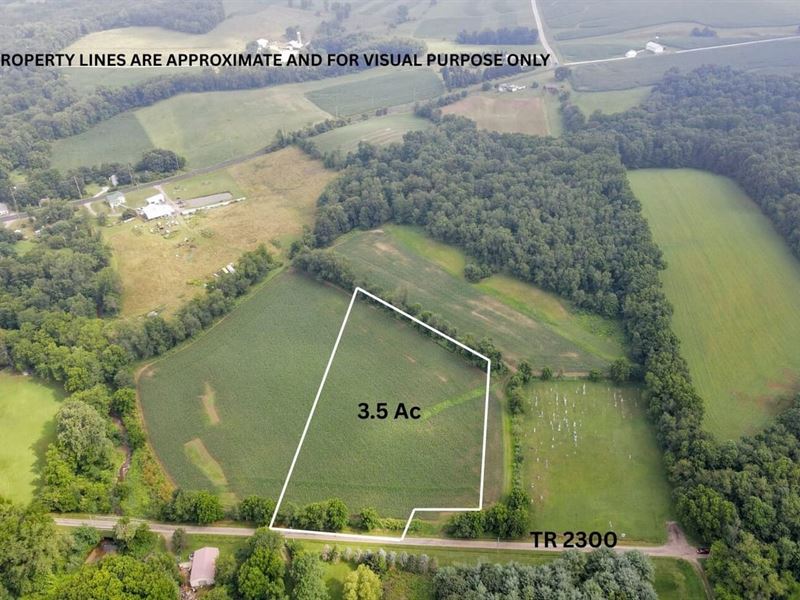 TR 2300 Tract 2, 3 Acres : Jeromesville : Ashland County : Ohio