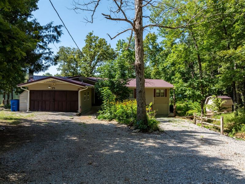 3Br Lake Home with 2 Docks, Acreage : Williford : Sharp County : Arkansas