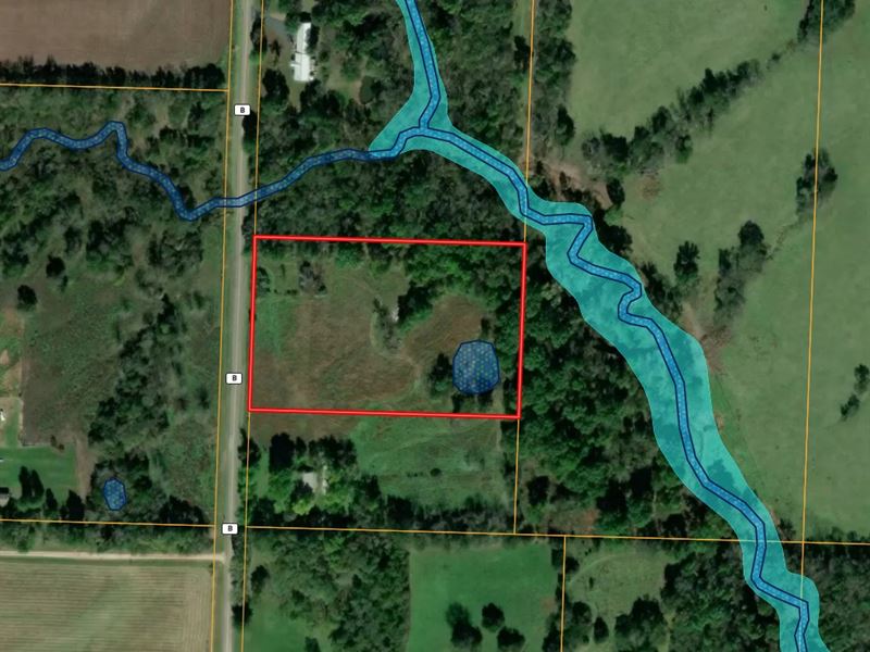 5.58 Acre Recreational Property : Holden : Johnson County : Missouri