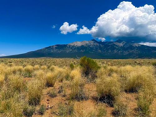 Base of MT Blanca with Power Lines : Blanca : Costilla County : Colorado