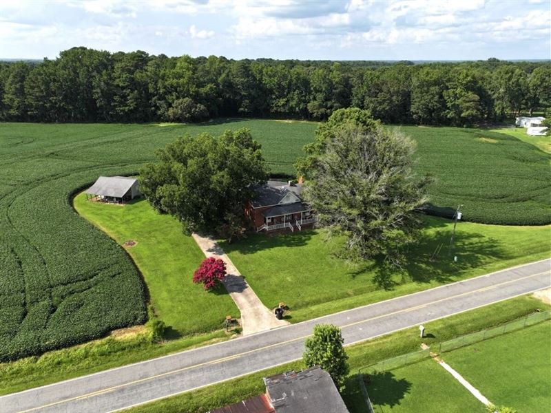 3 Bedroom 2 Bathroom Home on 5.8 Ac : Stantonsburg : Wilson County : North Carolina