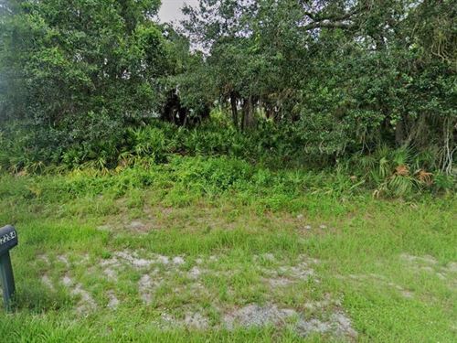 Paved Corner Lot for $1,094.67 Down : North Port : Sarasota County : Florida