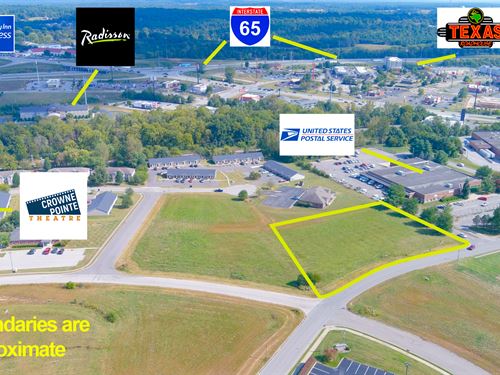 Premier Commercial Development Lot : Elizabethtown : Hardin County : Kentucky