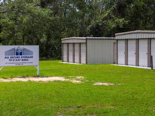 All Secure Storage : Mount Vernon : Montgomery County : Georgia