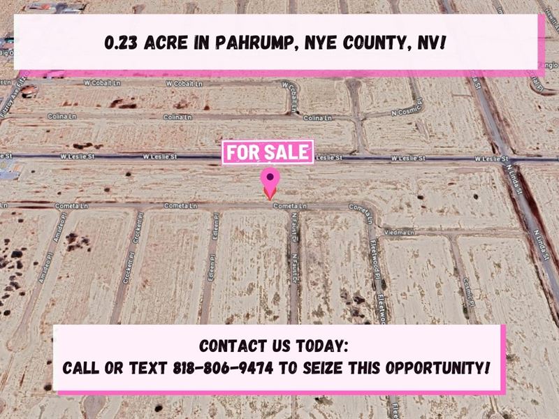 Owner Finance to a Deserving Buyer : Pahrump : Nye County : Nevada
