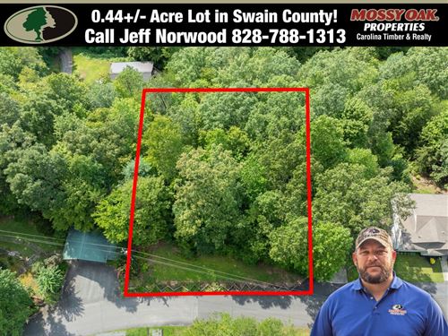 .44 Acre Lot in Bryson City : Bryson City : Swain County : North Carolina