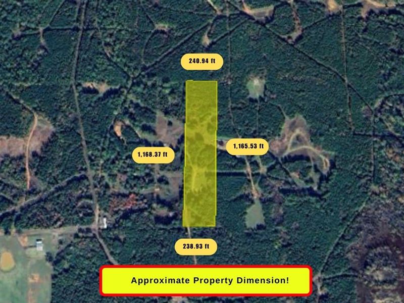 6.5 Acres Henderson, TX Land : Henderson : Rusk County : Texas