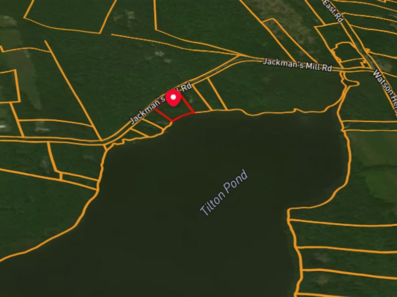 Affordable Waterfront Lot 1.56 Acre : Fayette : Kennebec County : Maine