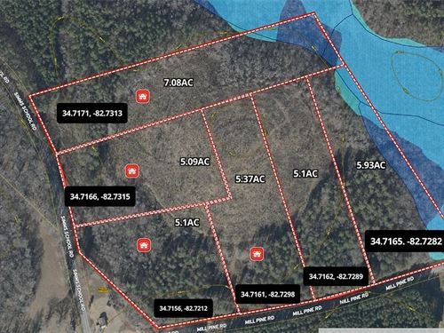 Lot 6 Simms School Rd : Liberty : Pickens County : South Carolina