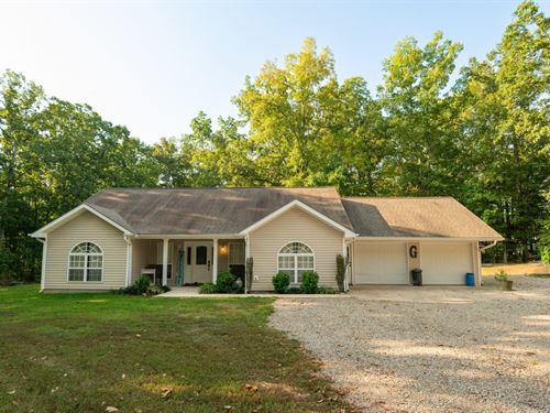 Cozy 3 Bedroom Home on 2.6 Acres : Wappapello : Wayne County : Missouri