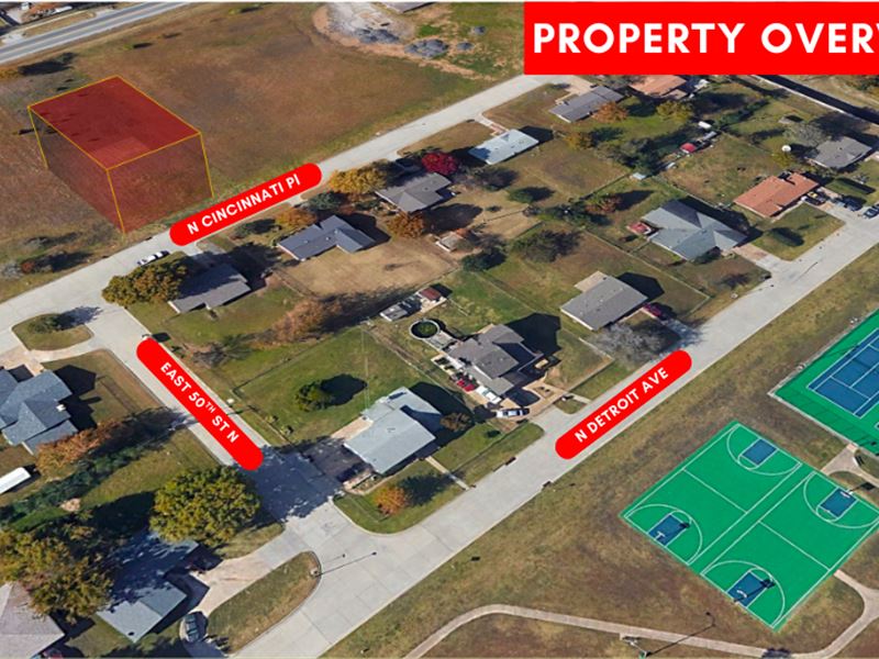 Cleared Lot, Ready to Build : Tulsa : Tulsa County : Oklahoma