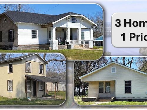 3 Homes On.74 Acre Lot in Covingt : Opp : Covington County : Alabama