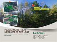 6.03 Acre Double-Access Lot on Pave : Kelliher : Beltrami County : Minnesota