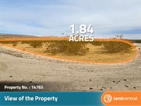 1.84 Acres in Kern, CA : California City : Kern County : California