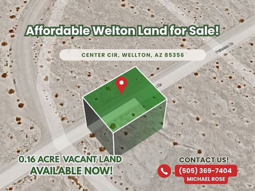 .16 Acre Lot in Wellton : Wellton : Yuma County : Arizona