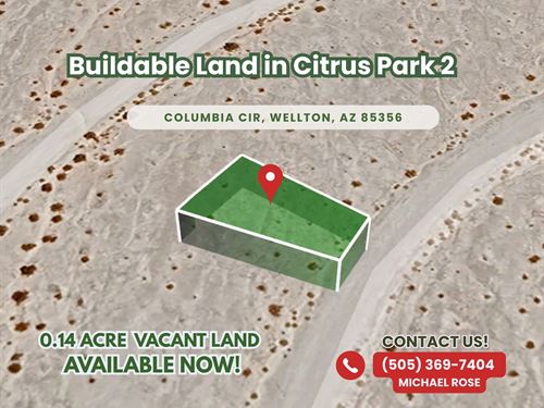 .14 Acre Lot in Wellton : Wellton : Yuma County : Arizona