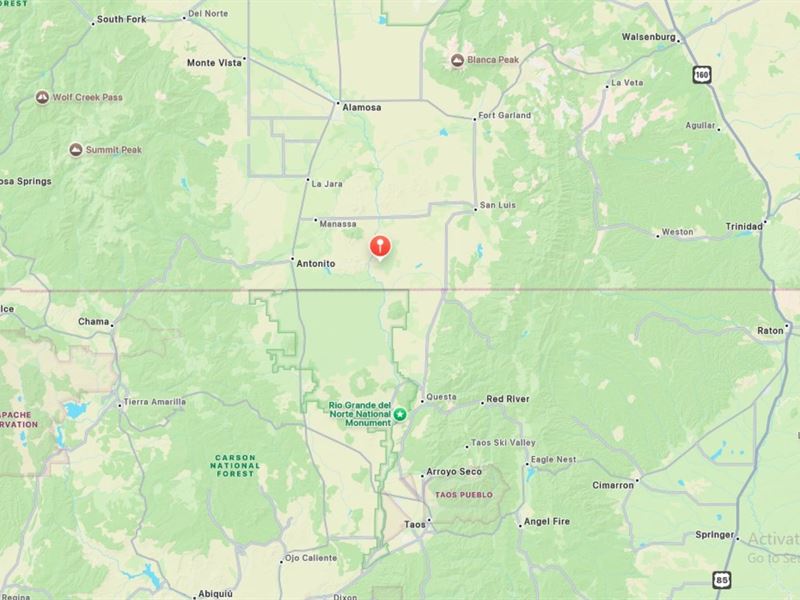 5 Acre Colorado Plot Thanksgiving : San Acacio : Costilla County : Colorado