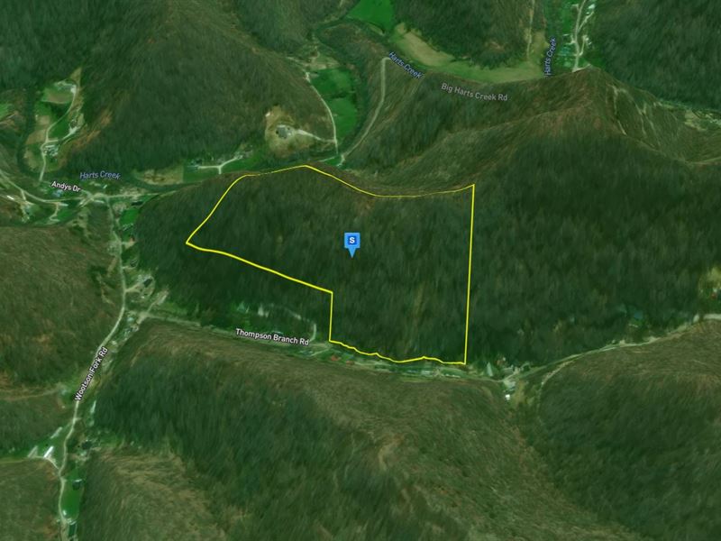 17.03 Acres in Lincoln County WV : Harts : Lincoln County : West Virginia