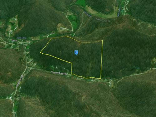 17.03 Acres in Lincoln County WV : Harts : Lincoln County : West Virginia