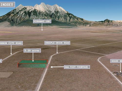 5.29 Acres in Blanca, $200 a Month : Blanca : Costilla County : Colorado