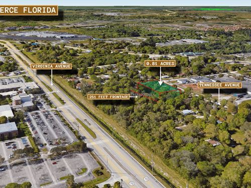 .81 Acre in Fort Pierce, $1325/Mo : Fort Pierce : Saint Lucie County : Florida