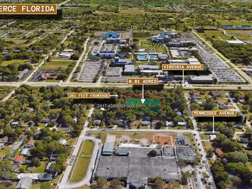.81 Acre in Fort Pierce, $1325/Mo : Fort Pierce : Saint Lucie County : Florida