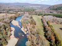 Mulberry Riverfront 3 Acre Lot : Ozark : Franklin County : Arkansas