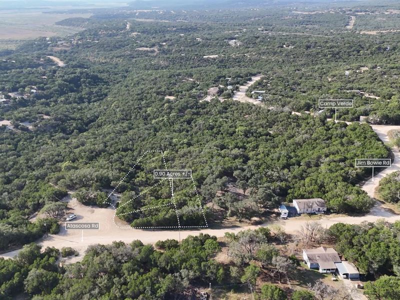 Quadruple Lot Near Lake Medina : Bandera : Medina County : Texas
