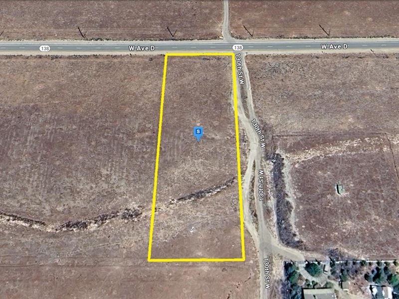 $1,178.72/Mo Easy Access Lot : Lancaster : Los Angeles County : California