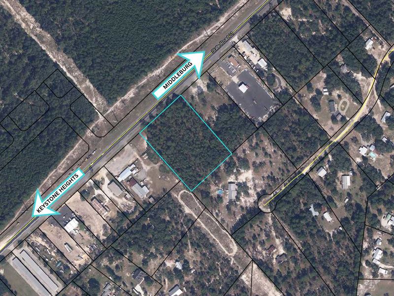 Prime Commercial Development Land : Keystone Heights : Clay County : Florida