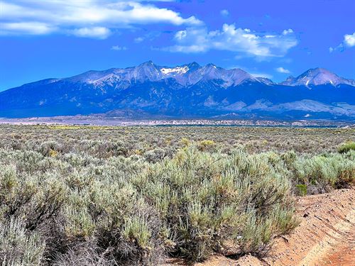 5.1 Acres, Power Nearby, Flat Land : Fort Garland : Costilla County : Colorado